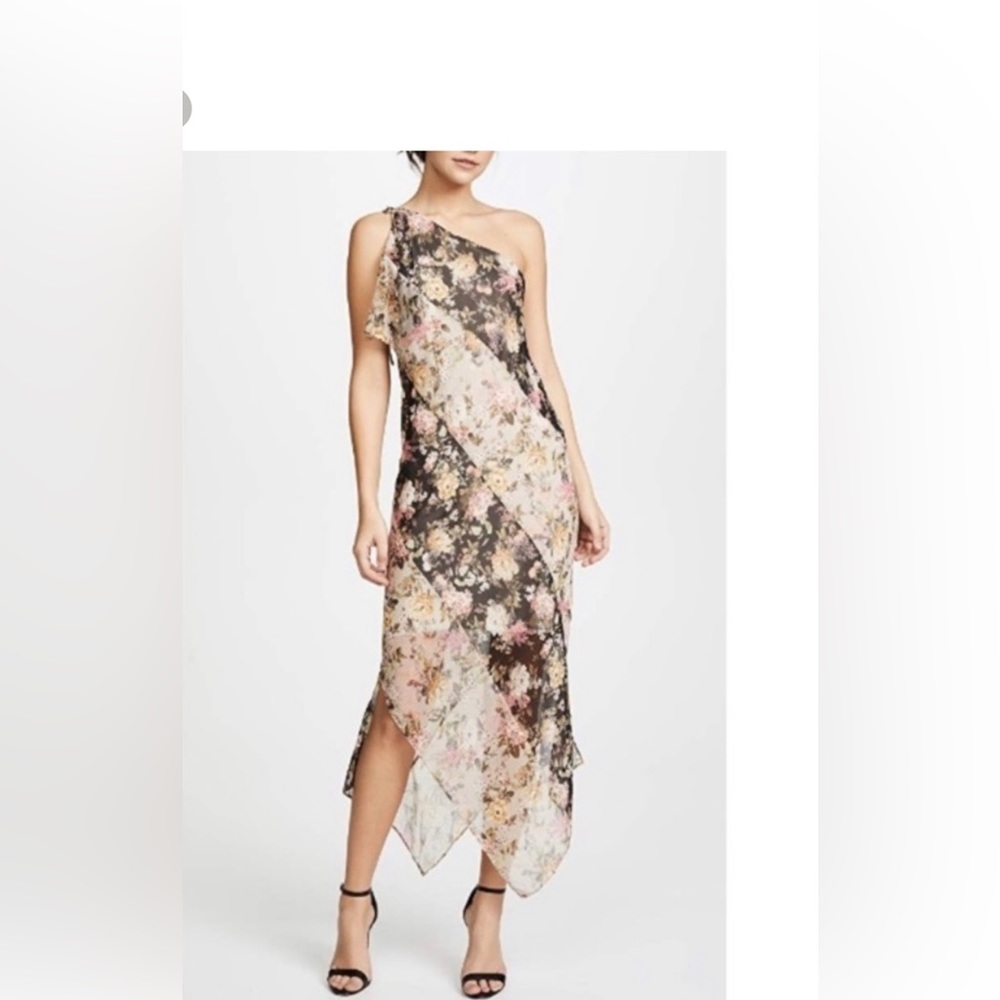 Bailey 44 M Moon & Back one shoulder dress